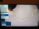 14K GOLD & PEARL 16" STATION NECKLACES