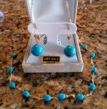 14K GOLD TURQUOISE JEWELRY