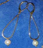 14K GOLD PEARL EARRINGS