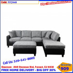 OFF30% SECTIONAL SOFA BED, LEATHER SECTIONALS, RECLINER, GREY SOFAS
