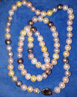 HONORA MULTI-COLOR PEARL NECKLACE & BRACELETS