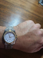 Mens Tudor Monarch 14k/SS Diamond 38mm