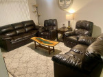 DELIVERY AVAILABLE! Full Living Room Set: Sofa, Loveseat 2 Recliner Chairs AND 8