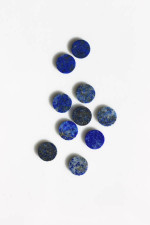 Lapis lazuli 1cm discs - 10pcs.
