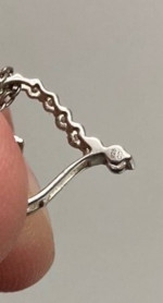 Diamond heart necklace