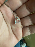 Diamond heart necklace
