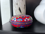 Enamel Trinket Box 3.5"