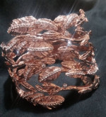 Rachel Zoe Rose Gold Swirl Cuff Bracelet