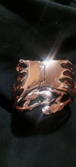 Rachel Zoe Rose Gold Swirl Cuff Bracelet