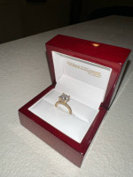 2 Ct Yellow Gold Diamond Wedding/ Engagement Ring