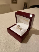 2 Ct Yellow Gold Diamond Wedding/ Engagement Ring