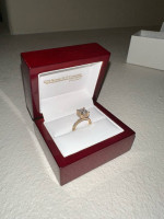 2 Ct Yellow Gold Diamond Wedding/ Engagement Ring
