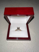 2 Ct Yellow Gold Diamond Wedding/ Engagement Ring