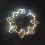 Sterling and Onyx Bracelet
