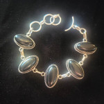 Sterling and Onyx Bracelet