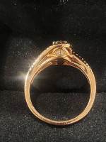 engagement rose gold ring