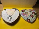 Brighton Cross, Chain and Heart Tin