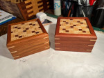Wooden keepsake boxes