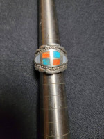 Sterling silver southwestern style ring