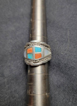 Sterling silver southwestern style ring