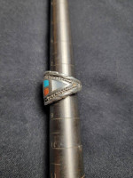 Sterling silver southwestern style ring