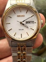 In Box: SEIKO All Stainless Steel. Original Owner. Gently Used.