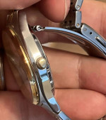 In Box: SEIKO All Stainless Steel. Original Owner. Gently Used.
