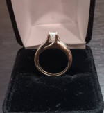 14KT Princess Cut Engagement/Wedding Band Set**