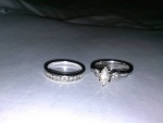 Rings: 1 Engagement ring, & 1 Wedding band