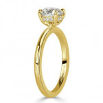 2.00 CT Round Moissanite Solitaire 14K