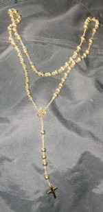 Beautiful metal rosary 📿