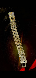 Cuban Link Bracelet 7in. AAAAA+ CZ