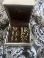 $1500 two real  14k gold chain 25.1grams 17.4 and 7.7 grams