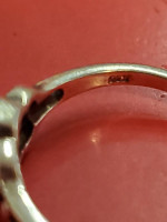Sweet and petite sterling silver and turquoise ring