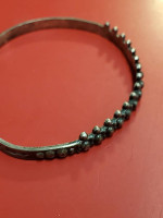 small wrist sterling bracelet with cool design