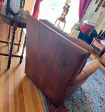 Vintage Living Spaces High End Premium All Leather Sofa Chair Retail: $900