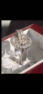 💎💍$1400 New Diamond wedding Ring 🔥50% OFF🔥