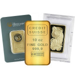 Gold Bars PAMP Suisse 999.9 Fine Gold Sealed Assay