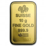 Gold Bars PAMP Suisse 999.9 Fine Gold Sealed Assay