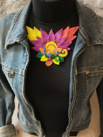 Bold necklace handmade Jewelry