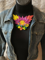 Bold necklace handmade Jewelry