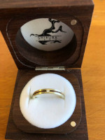 White gold diamond ring