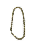 10K Yellow Gold Rolex Style 10" Anklet 8 Grams