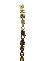 10K Yellow Gold Rolex Style 10" Anklet 8 Grams