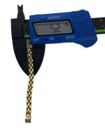 10K Yellow Gold Rolex Style 10" Anklet 8 Grams
