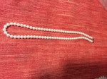 12" Natural pearl necklace