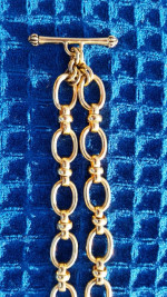 JUICY COUTURE GOLD-TONE HEART AND LOGO CHARM BRACELET