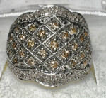 Champagne Diamond Ring