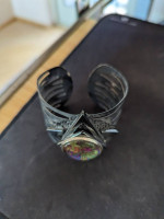 Black Bangle Bracelet made by local artist
