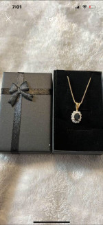 GP925 Dark Sapphire Necklace